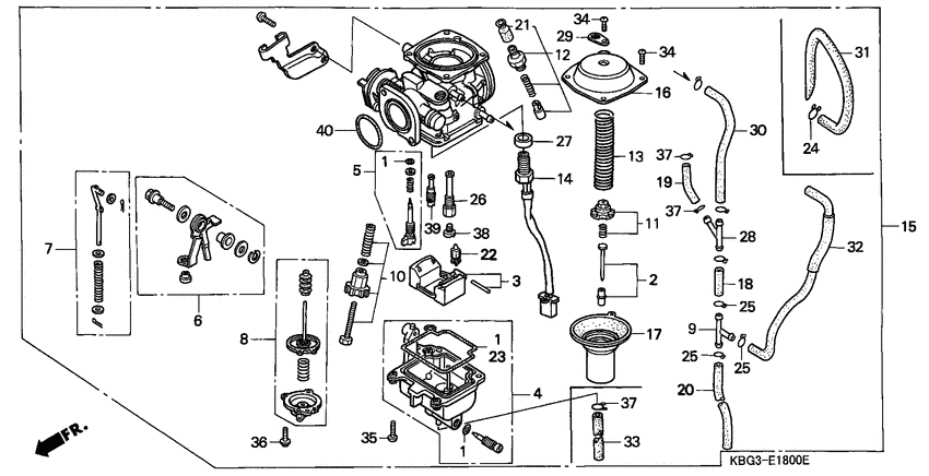 Carburetor assy