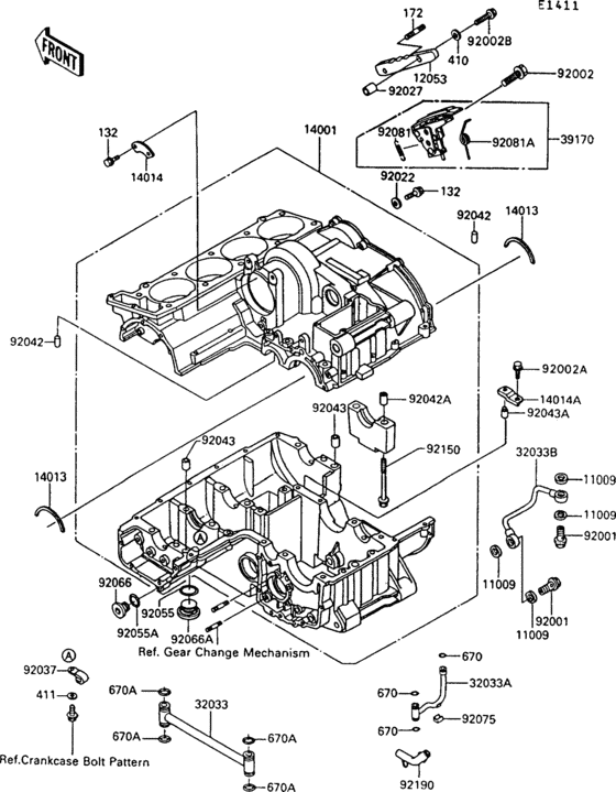 ZG1000 Картер двигателя