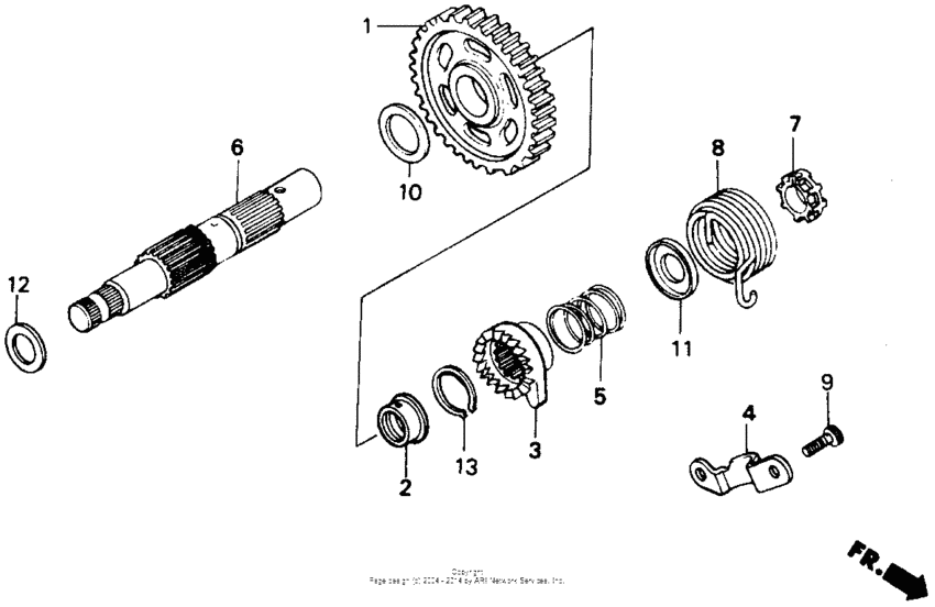 GB500 Кик стартер
