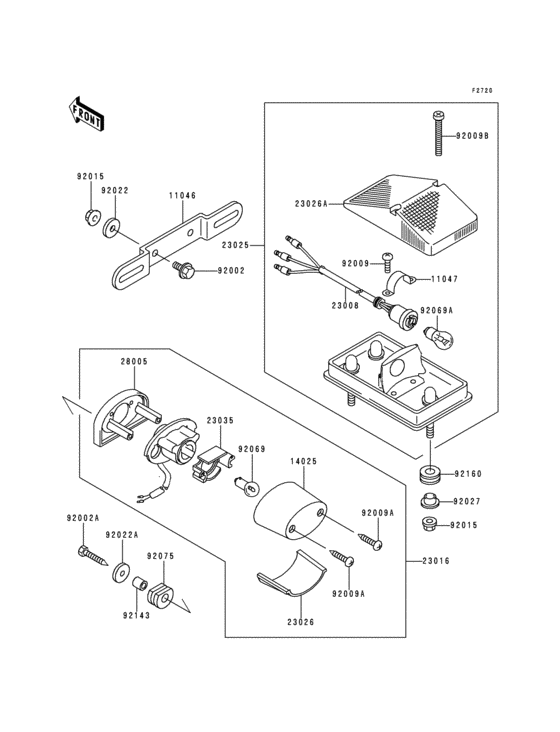  Задний фонарь