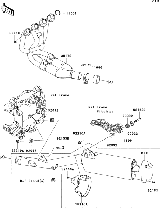 ZG1400 Глушитель