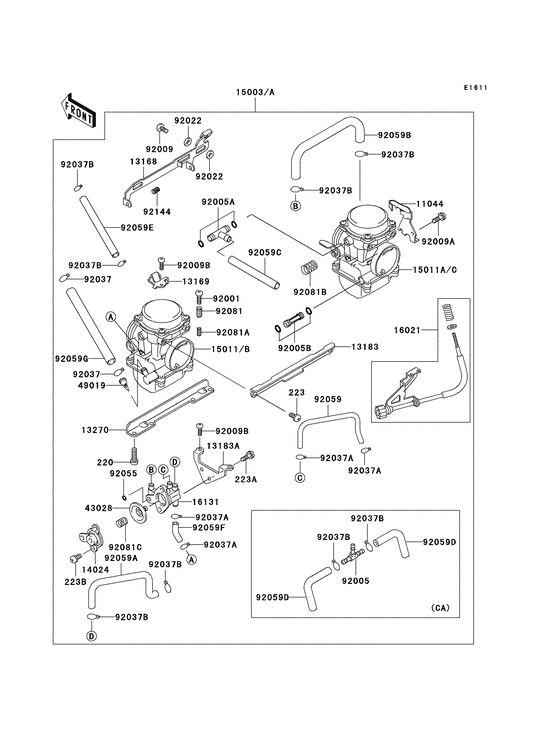 Carburetor assy