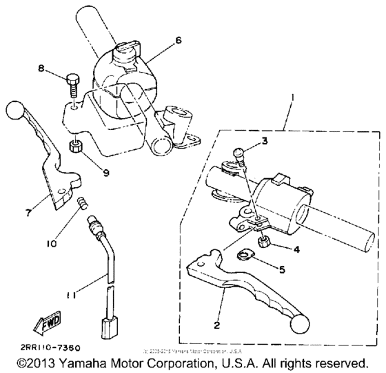 Handle switch-lever