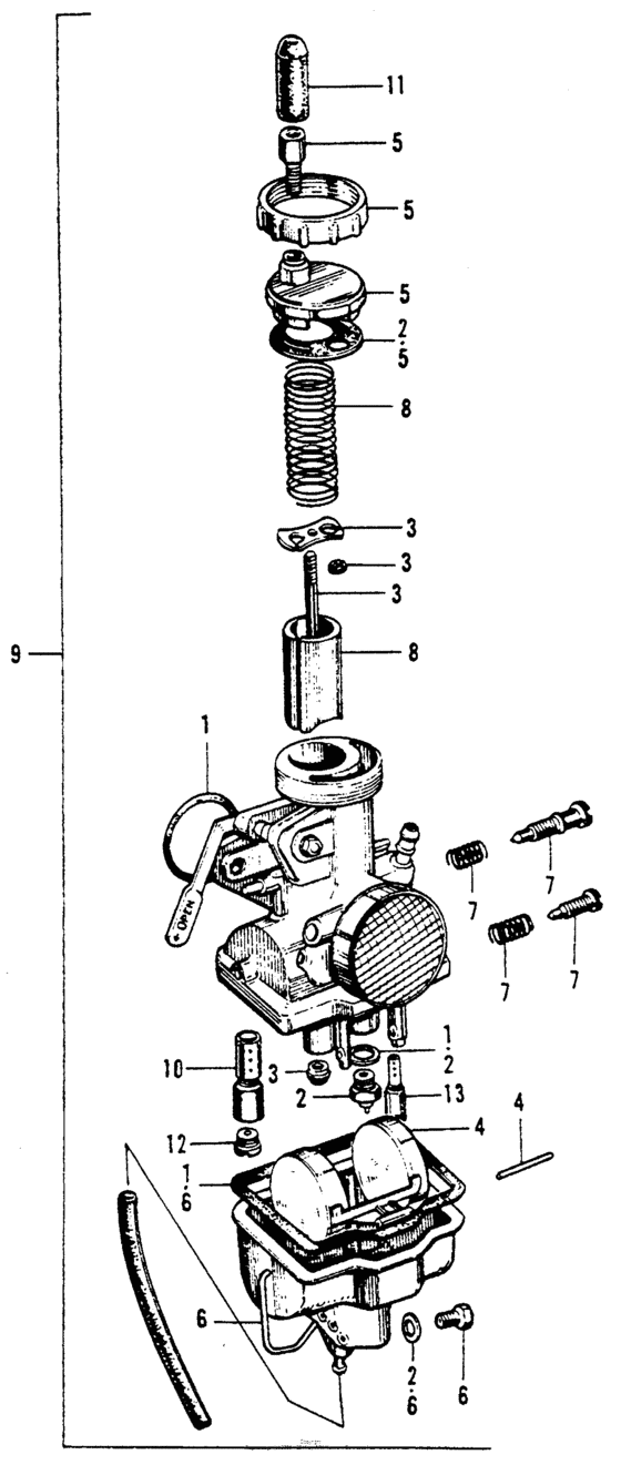 Carburetor iii (keihin) cl90