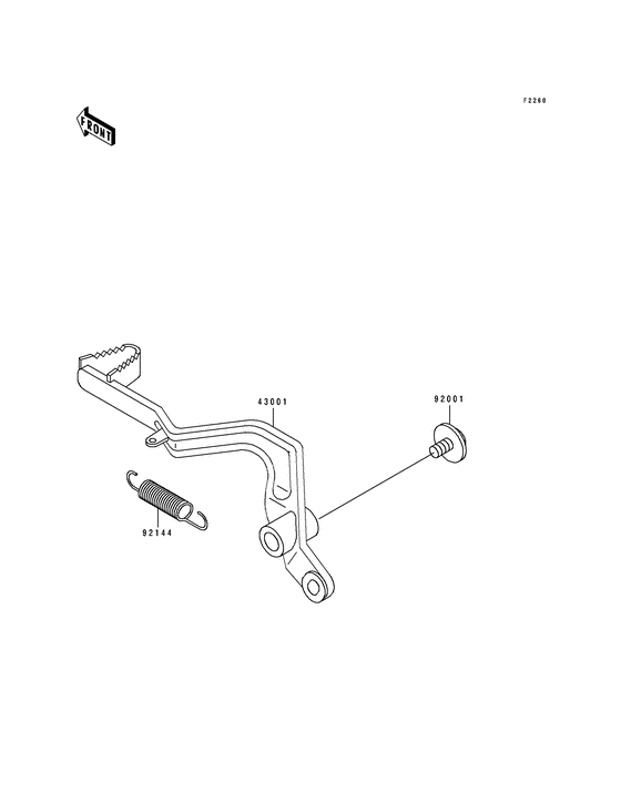  Педаль тормоза
