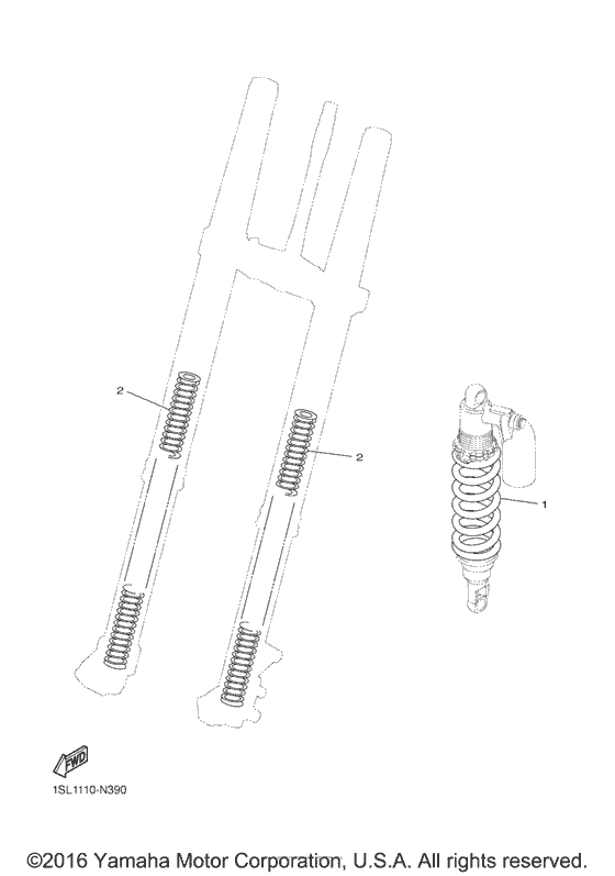 WR250F Дополнение к вилке