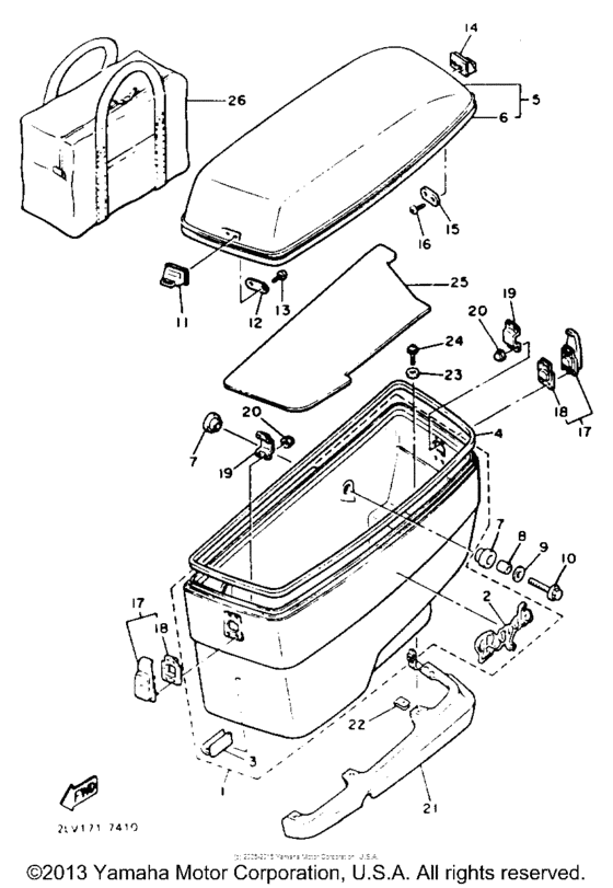 XVZ13T Боковые кофры