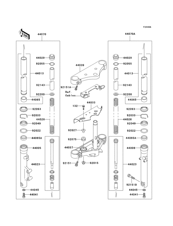 Front fork(c7f-c9f)