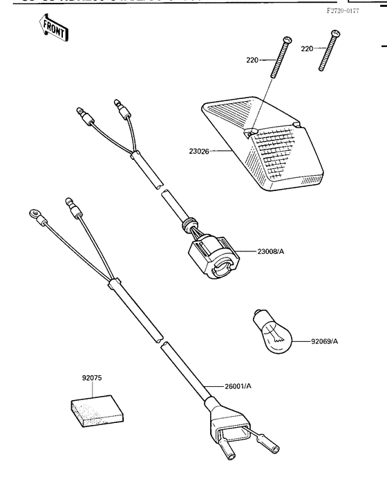 Taillight unit ass`y