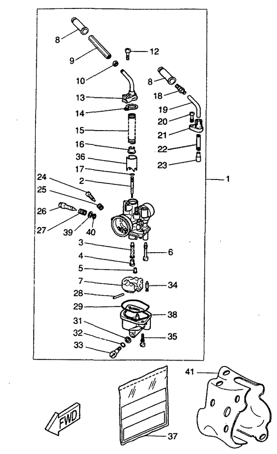 CW50RS Карбюратор