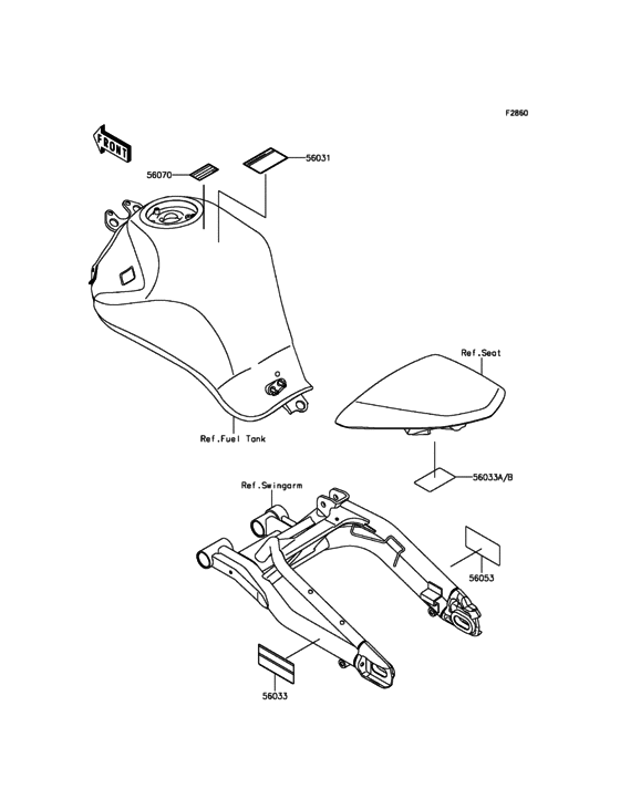EX650 Лейбл предостережения