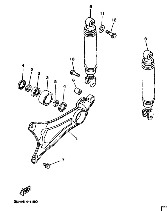 Rear arm. suspension