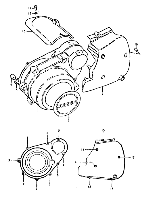 Crankcase lh cover