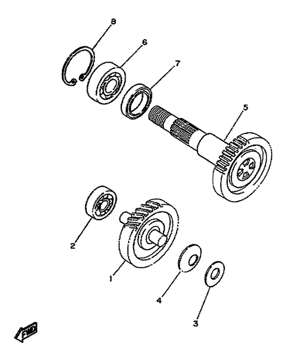 YA50R Трансмиссия