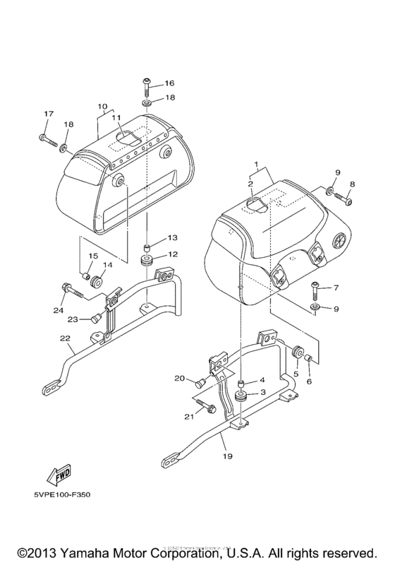XV17ATWC Боковые кофры