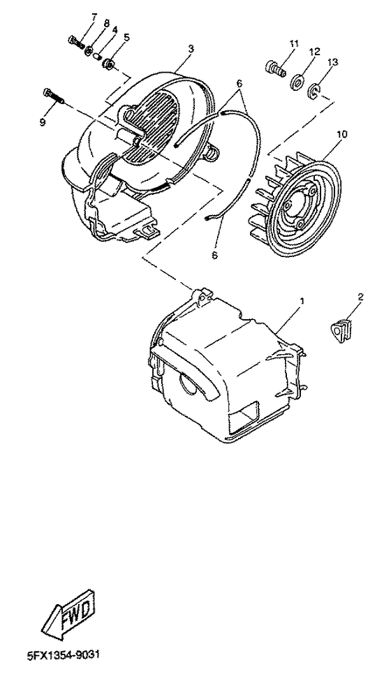 YH50 Air shroud. fan
