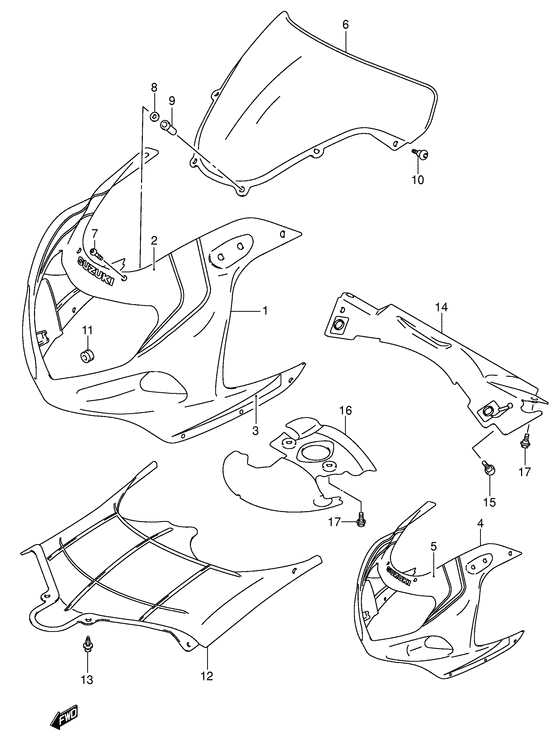 Cowling body