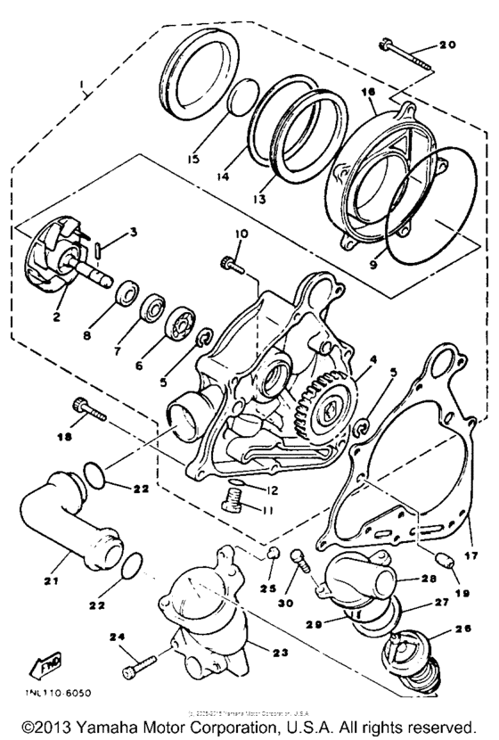 XVZ13TC Водяной насос