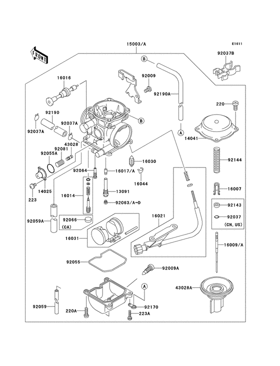 Carburetor assy