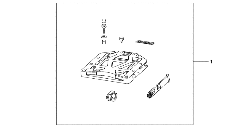 SLR650 Rear base carrier