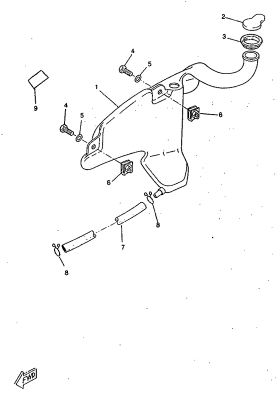 CW50RSX Reservoir a huile