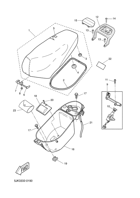Seat. carrier