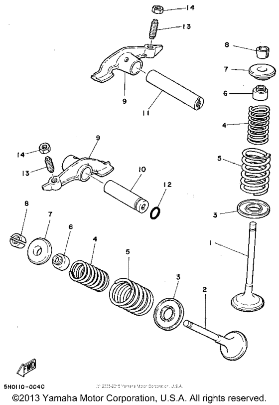 TW200 Клапана