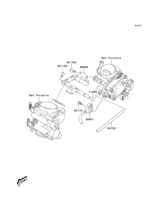 LV1000 Throttle pipe