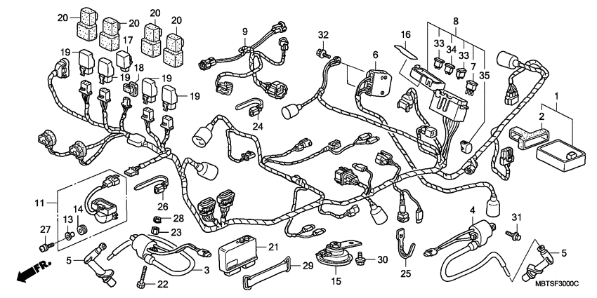 Harness wire