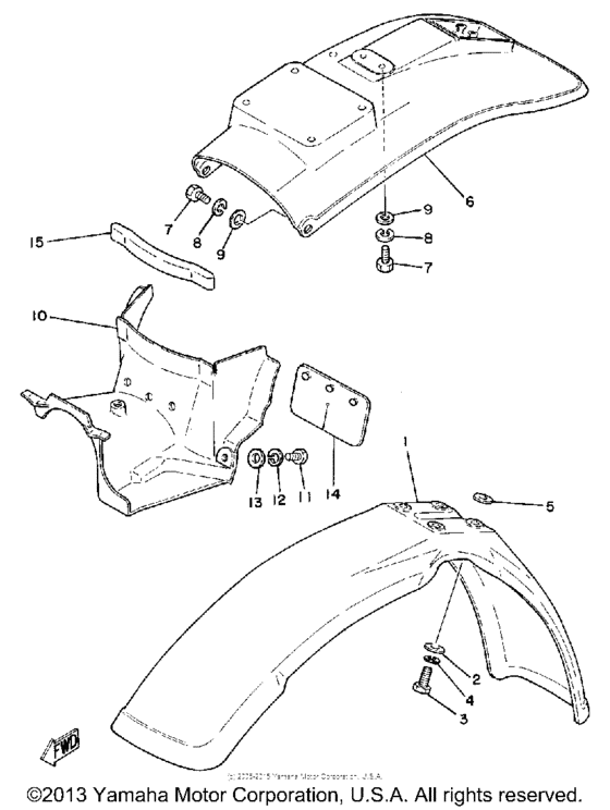 Front fender - rear fender