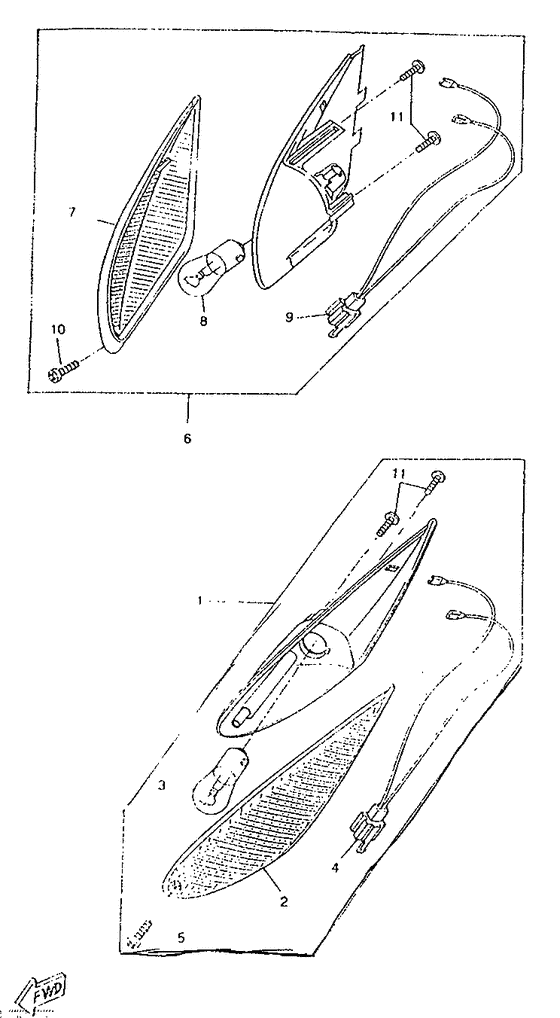 CW50RSP Поворотники