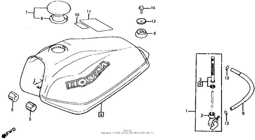 Fuel tank 81