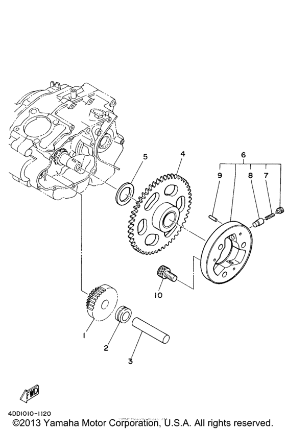 TW200N Стартер