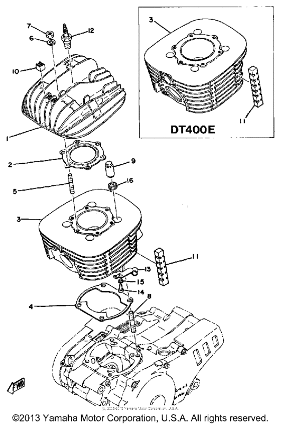 Cylinder cylinder head