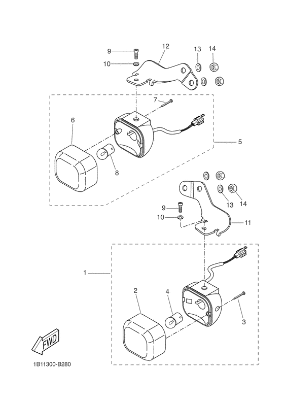 CW50N Поворотники