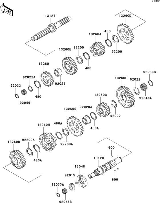 VN1500 Transmission(-vnt50ae0077438)