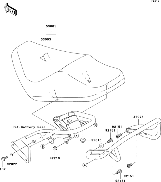 VN800 Сиденье