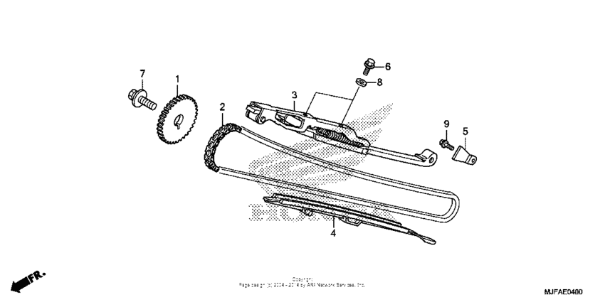 CTX700N DCT Cam chain + tensioner