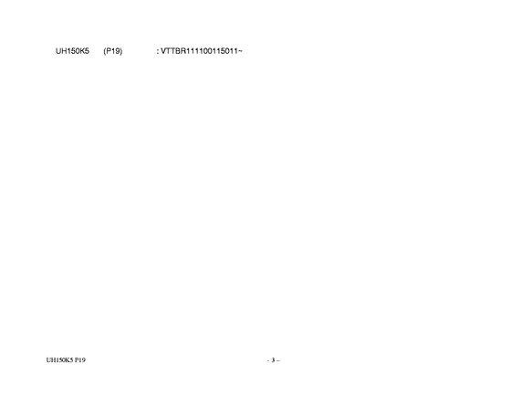 UH150 Catalog preface