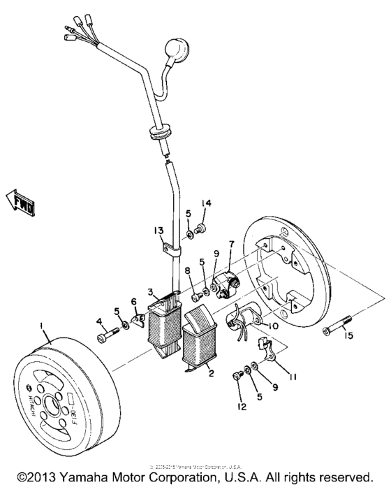 Flywheel magneto