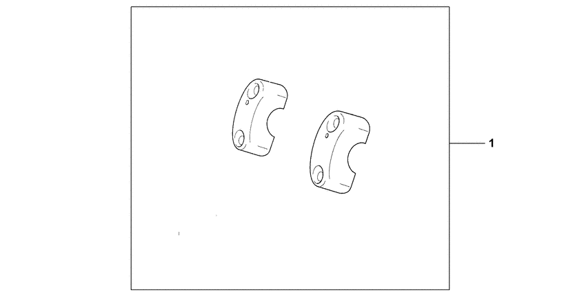 VT750DC2 Chrm.hndl.clamp