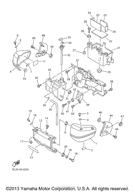 XVZ13ATM Боковые обтекатели