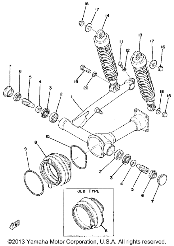 Rear arm - rear cushion