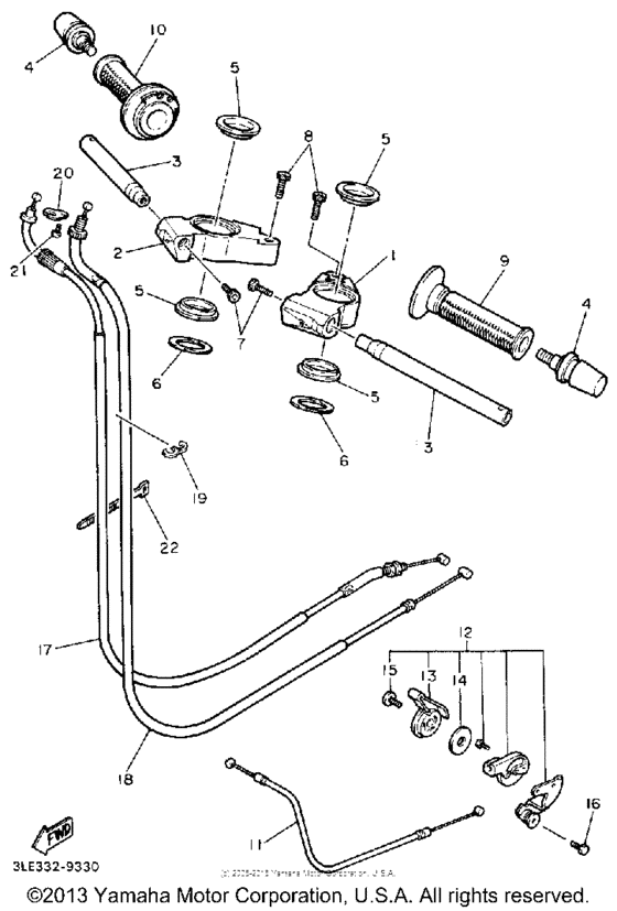 Handlebar-cable