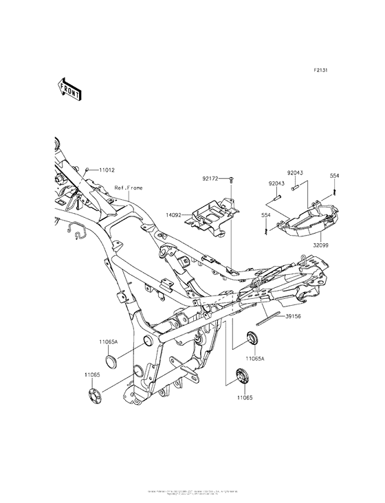 EX300 Рама ,крепежные детали