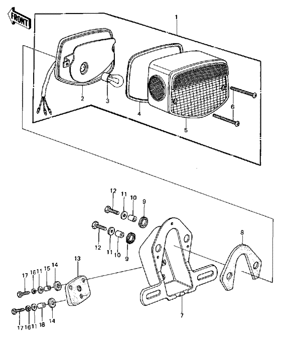Taillight unit ass`y