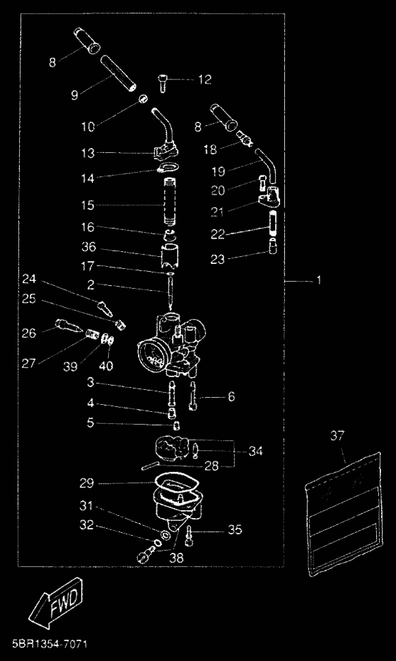 YQ50L Carburetor assy