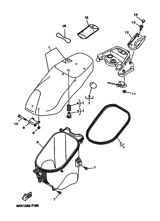 YN100 Пружина