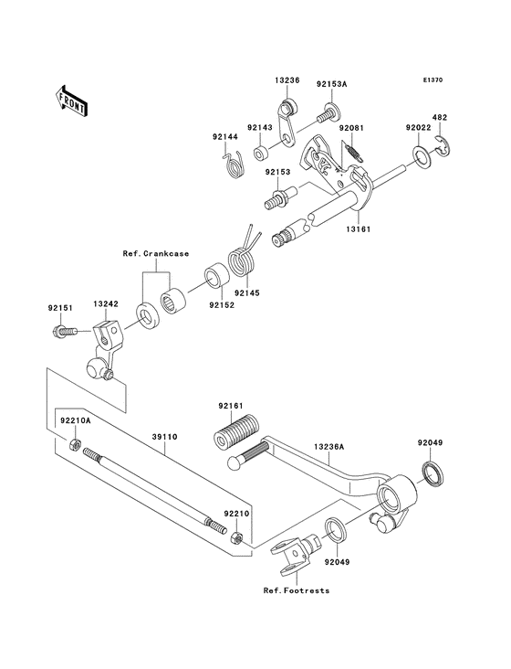 ZR750 Переключатель передач