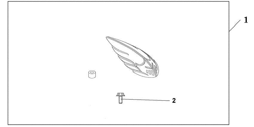 Front mudguard ornament